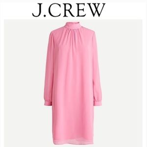 J.Crew Long Sleeve Mock Neck Shift Dress